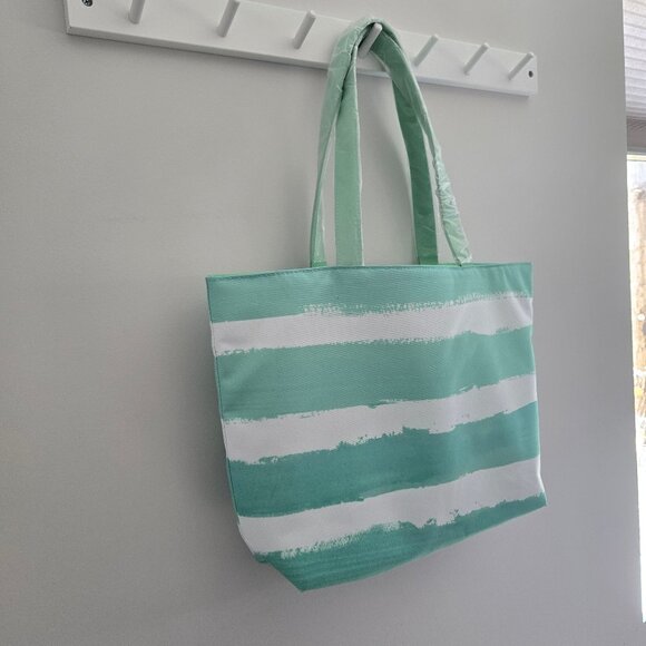 Clinique x Drawbertson Striped Tote Bag – New with Tags - Bright and Fresh - Picture 14 of 16